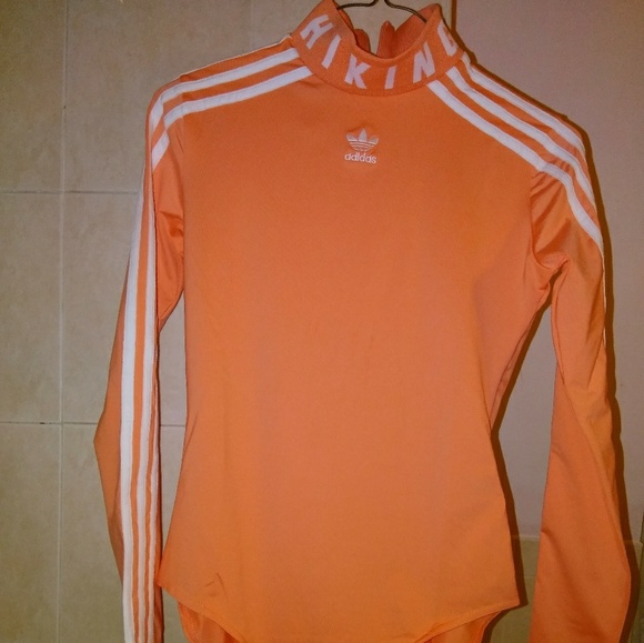 adidas Tops - Adidas Pink Bodysuit (Pharrell Humanrace)